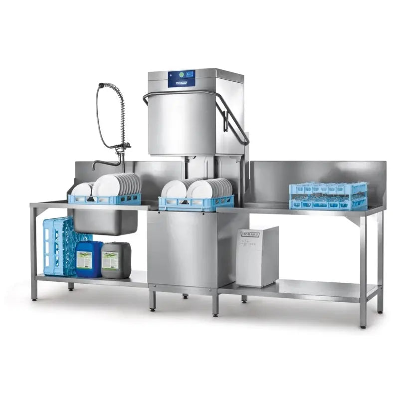 Hobart AMXR PROFI Base Series Electronic Pass Through Hood Dishwasher Mattys