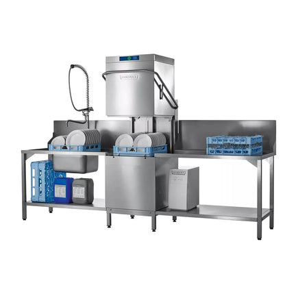 Hobart PROFI AMXR-V Base Series Electronic Pass Through Hood Dishwasher Mattys