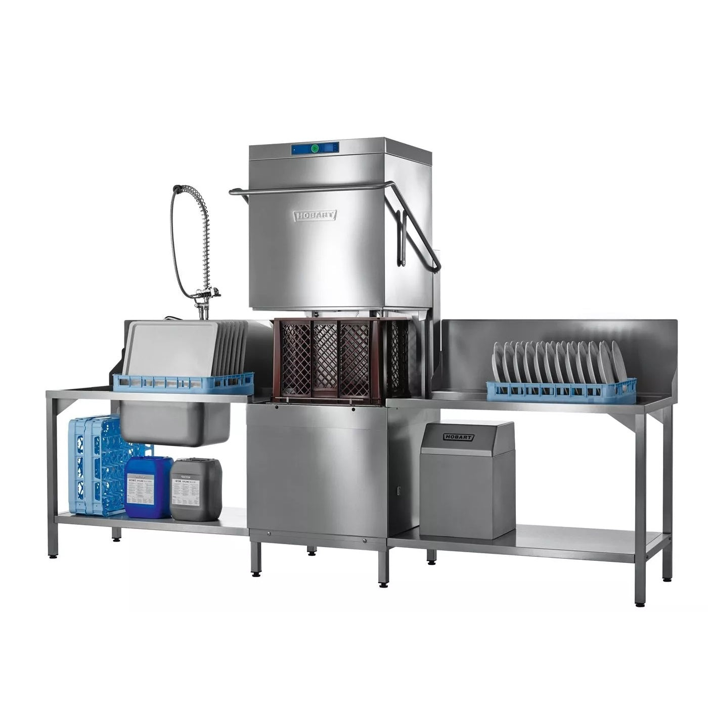 Hobart PROFI AMXXL-VR (VAPOSTOP & DRAIN HEAT RECOVERY) Electronic Pass Through Dishwasher Mattys