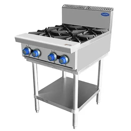 Cookrite AT80G4B-F 4 Burner Cook Top With Stand Mattys