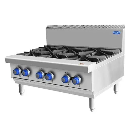 Cookrite AT80G6B-C 6 Burner Cook Bench Top Mattys