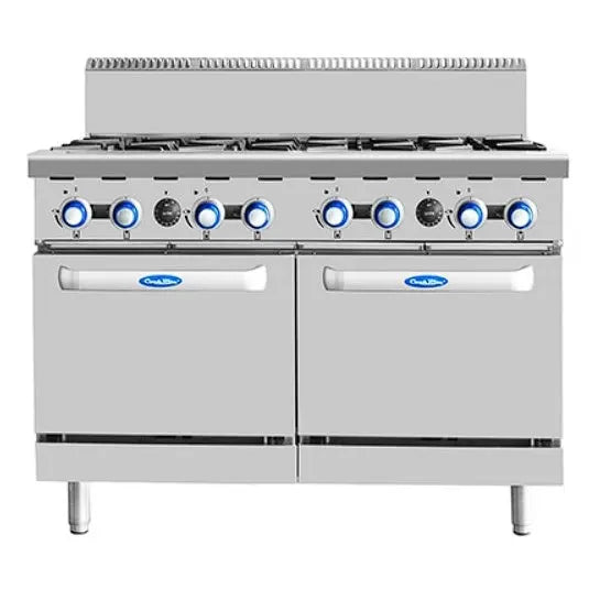 Cookrite AT80G8B-O 8 Burners With Oven Mattys