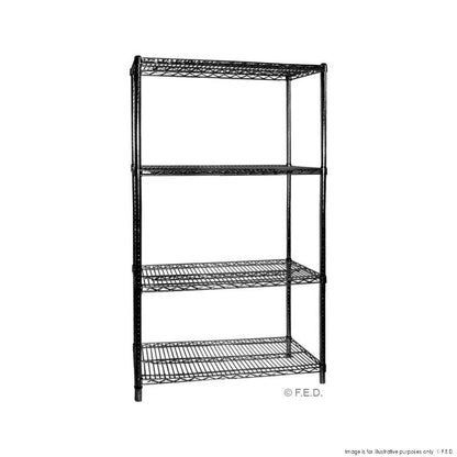 F.E.D Shelving B18/24 Four Tier Shelving - 457 mm deep x 1880 high x 610 Width - B18/24-1 Mattys