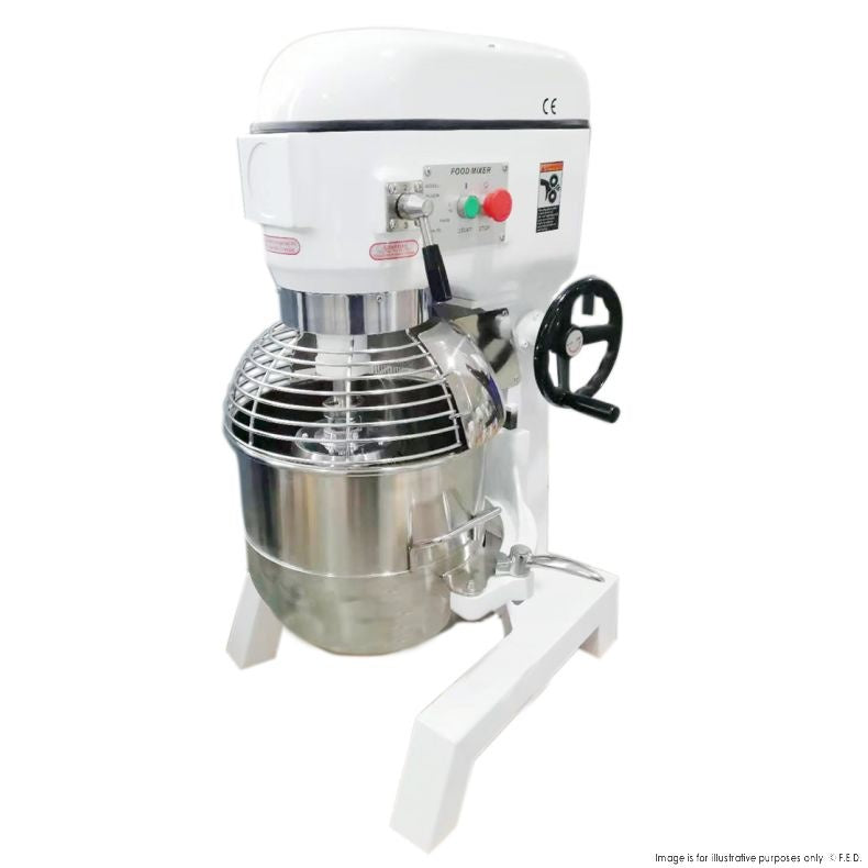 F.E.D Benchtop Mixers Yazaki Baker Max - 40-litre Gear Drive Three Speed Mixer - B40KG Mattys
