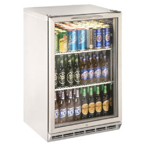 Bottle Cooler - One Door Stainless Steel Bottle Cooler 800mm HighBC1SS-80 - BC1SS-80 Mattys