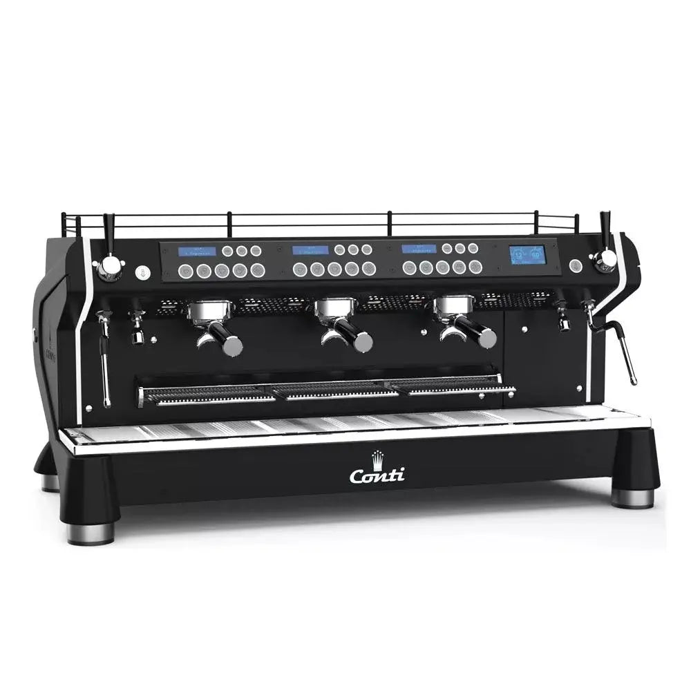 Conti Monte Carlo BCM-CONTIMC-3A Espresso Machine 3 Group All Black/White Mattys