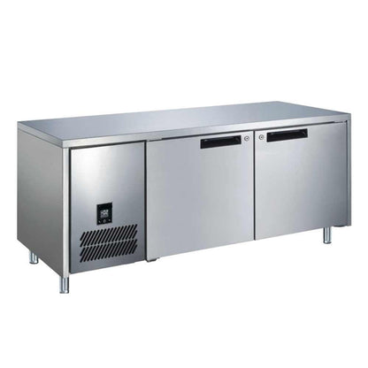 Glacian Slimline 660 Deep Fridge 2 Door Stainless Steel - BCS61420 Mattys