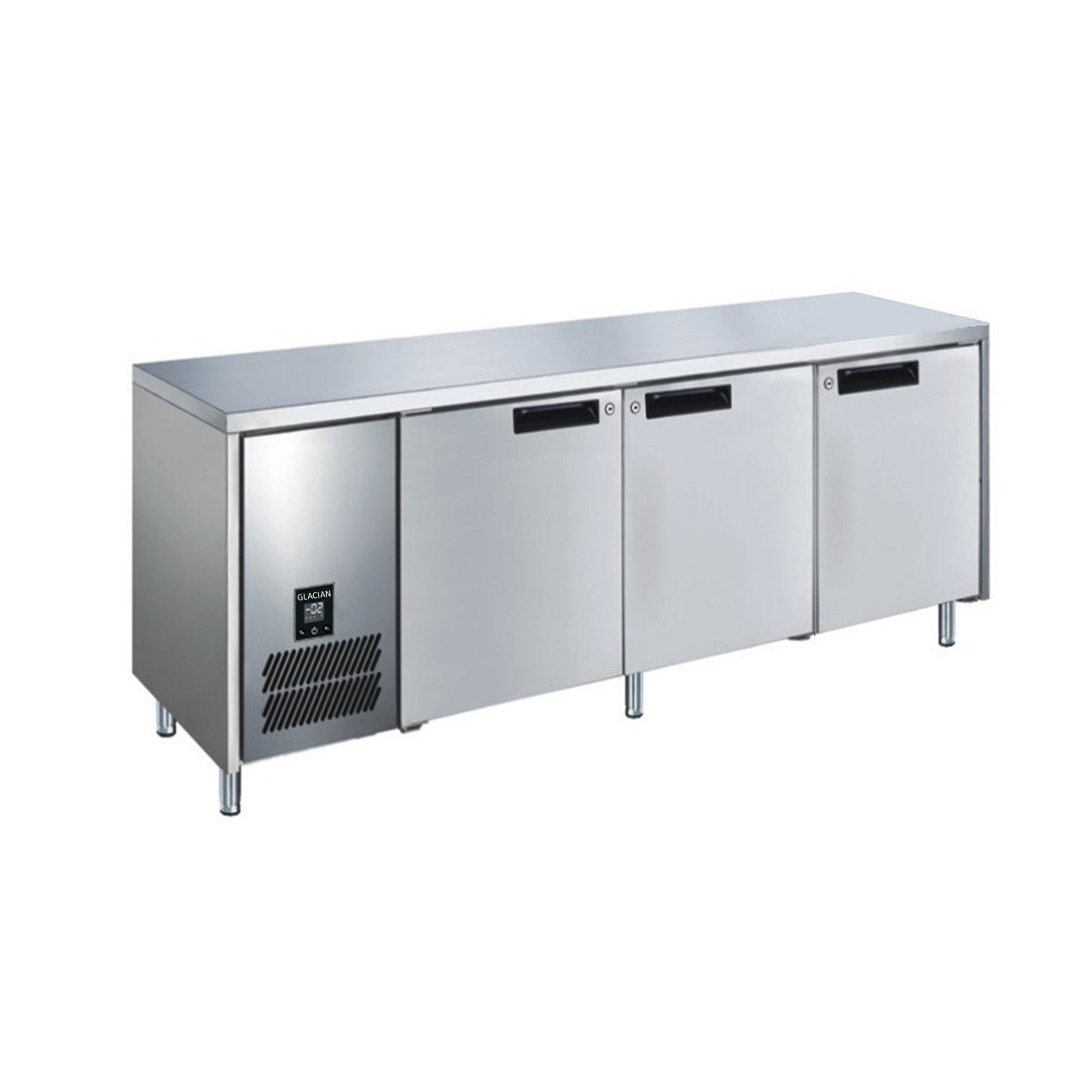 Glacian BCS61885 Slimline 660 Deep Fridge 3 Door – Stainless Steel Mattys