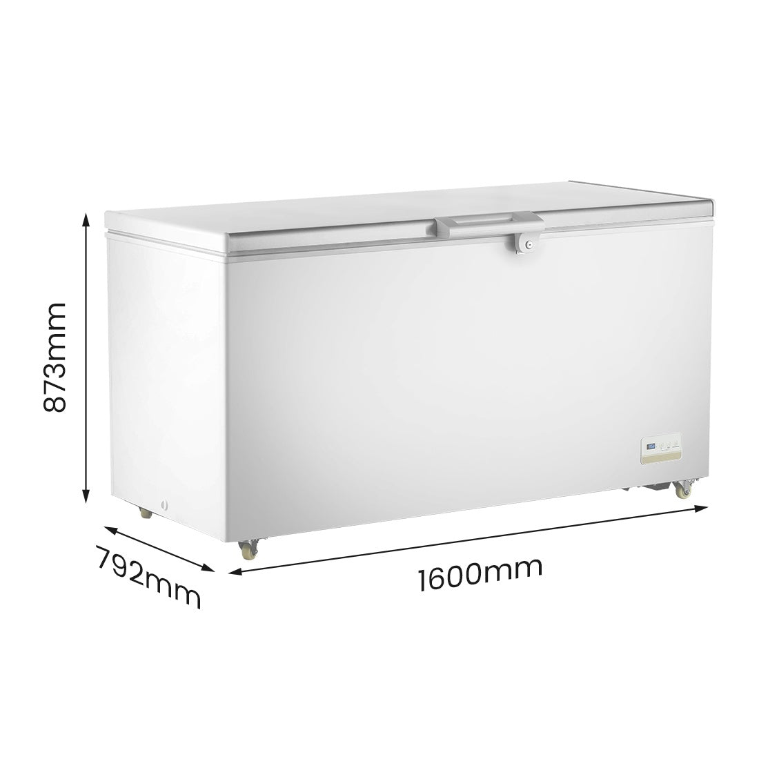 Thermaster 520L Chest Freezer with Stainless Steel Lid - BD520F Thermaster