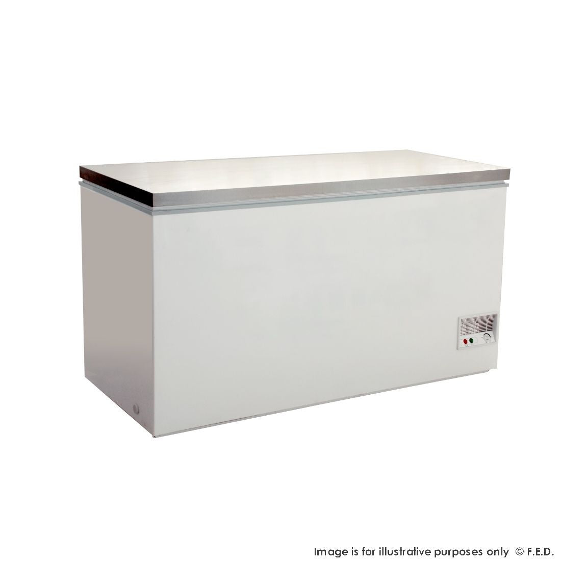 F.E.D. Temperate Thermaster BD598F Commercial Chest Freezer w/ S/S Lids 598 Litres Mattys