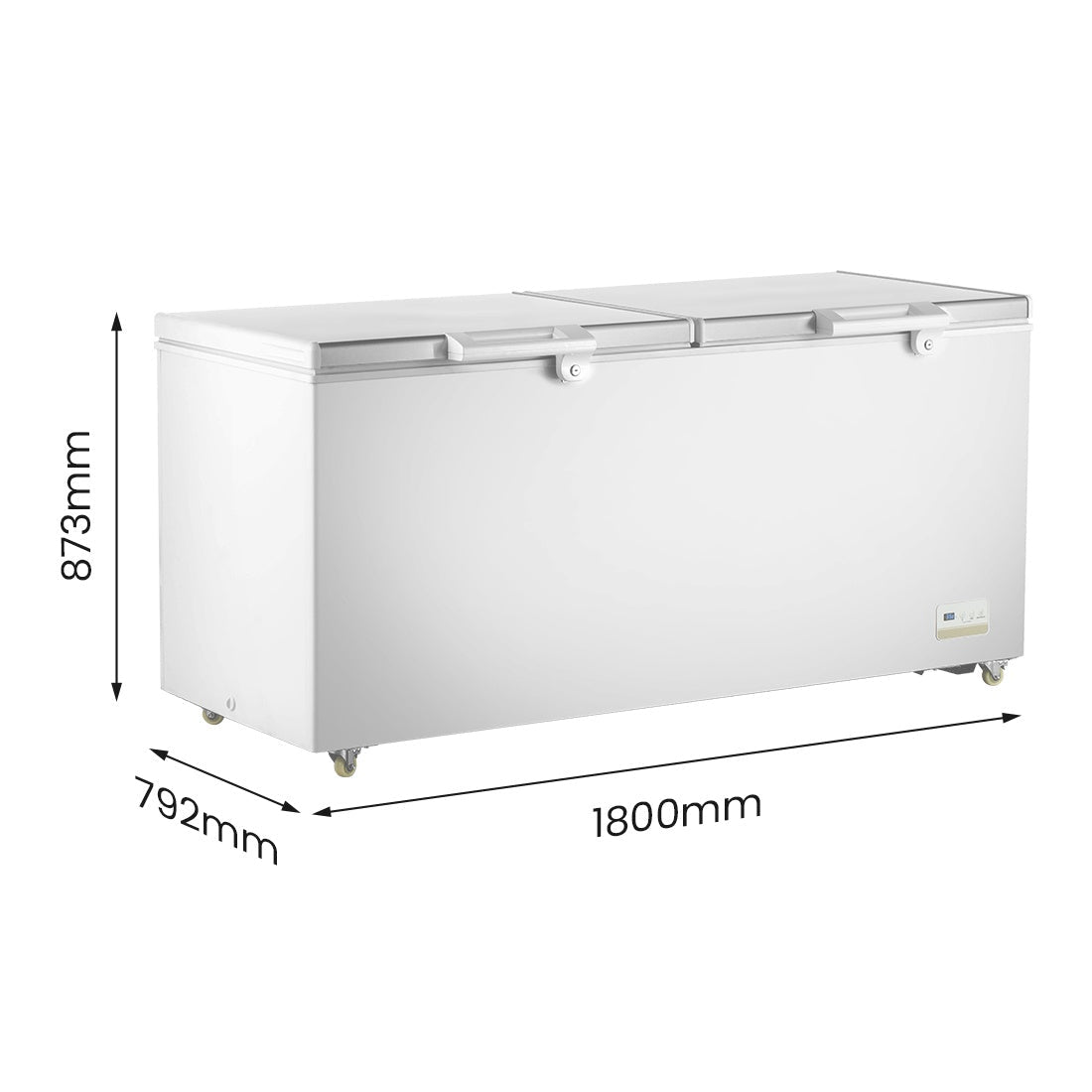 Thermaster 600L Chest Freezer with Stainless Steel Lid - BD600F Thermaster