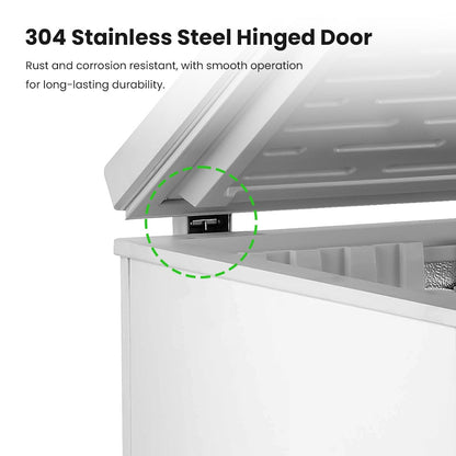 Thermaster 600L Chest Freezer with Stainless Steel Lid - BD600F Thermaster