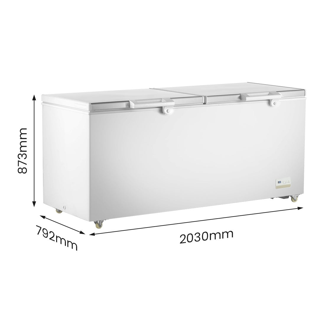 Thermaster 750L Chest Freezer with Stainless Steel Lid - BD750F Thermaster
