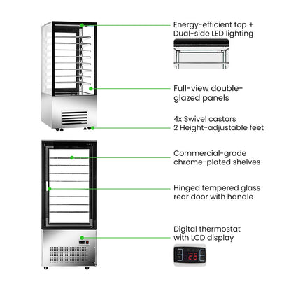 Bonvue Ambient Bakery Display Cabinet - BDC-510 Bonvue