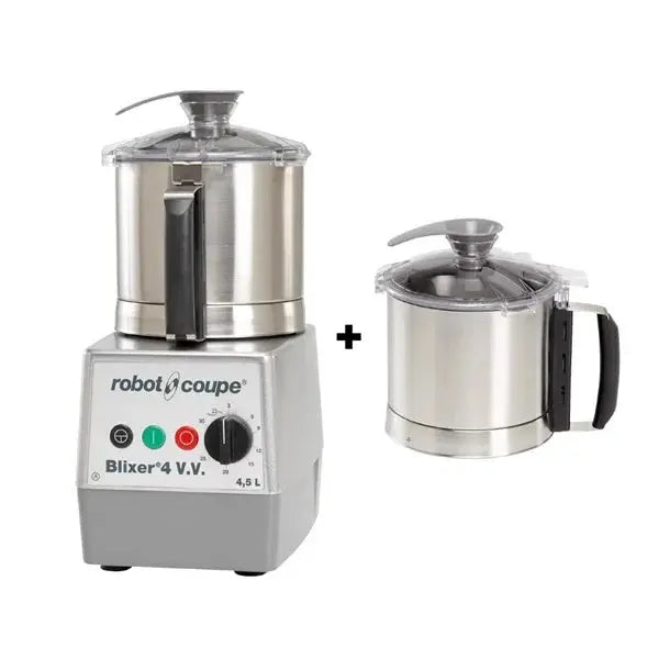 Food Preparation Robot Coupe Blixer 4 V.V. Blixer with 4.5 Litre Bowl and Variable Speed + additional bowl assembly - BLIXER 4VV PACKAGE Mattys