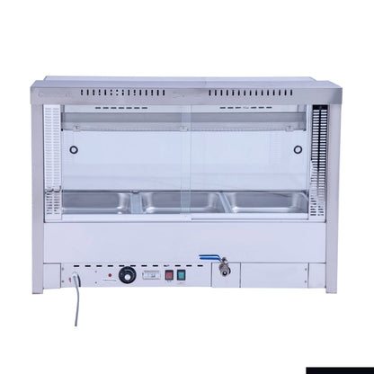 F.E.D Bonvue -BM11TC -Angled Countertop Wet And Dry Bain Marie Mattys