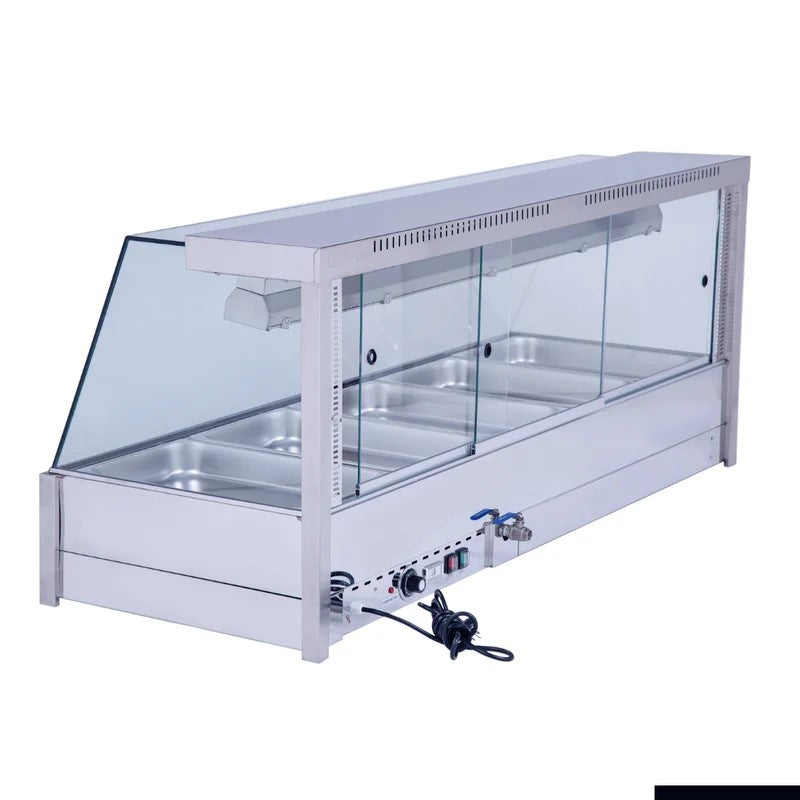 F.E.D Bonvue-BM17TC- Angled Countertop Wet And Dry Bain Marie Mattys