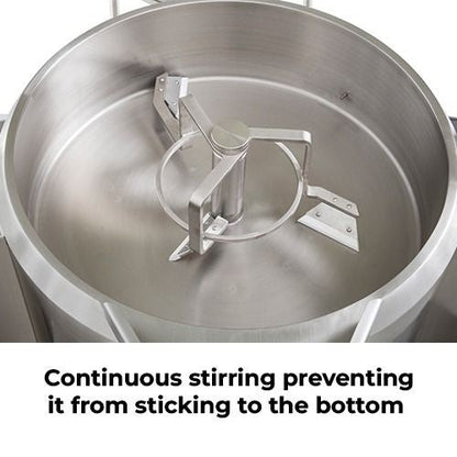 Baratta BMT-100 Electric 110 litre Bratt Pan with Auto Mixing | Auto Tank Tilt Mattys