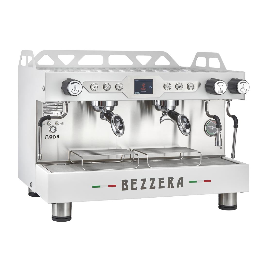 Bezzera 2 Group Moda DE PID Espresso Machine - BZMODAPID2W Bezzera