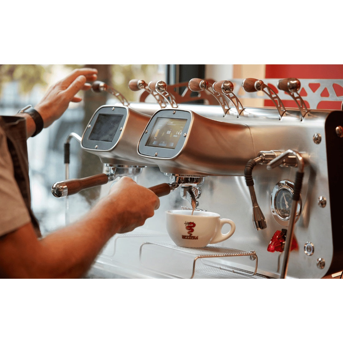 Bezzera VICTORIA Black 2-Group Professional Espresso Machine - BZVICTORIA2B Bezzera