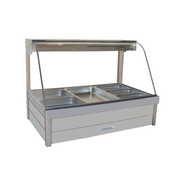 Roband C23 Curved Glass Hot Food Bar - 1030mm Mattys