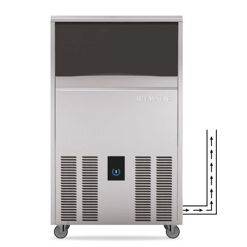 Icematic C54 F DP-A - Self Contained Ice Machine 20g Bright Cube with Drain Pump Mattys