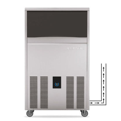 Icematic C54 F DP-A - Self Contained Ice Machine 20g Bright Cube with Drain Pump Mattys