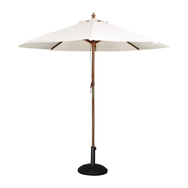 Bolero Cream Round - 3m Pulley Parasol CB516 Mattys