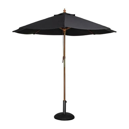 Bolero Black Round 3000mm Dia Pulley Parasol CB517 Mattys