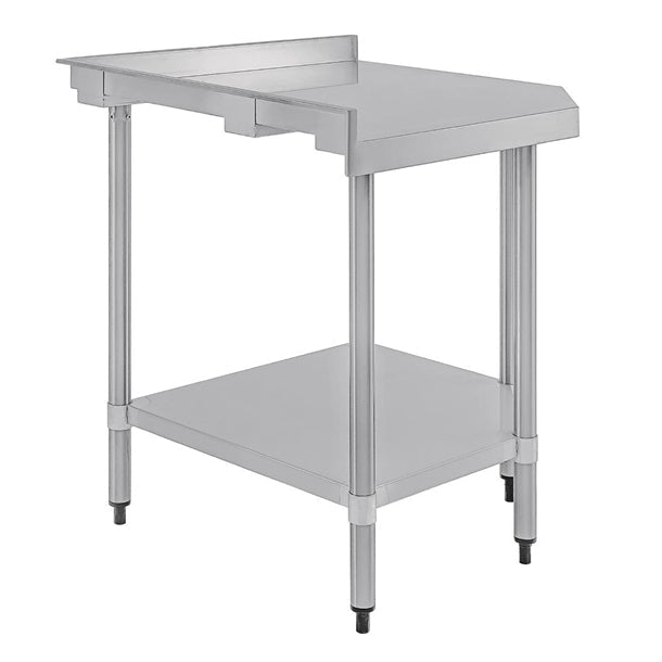 Shelving Vogue Stainless Steel Corner Table 600mm - CB907 Vogue