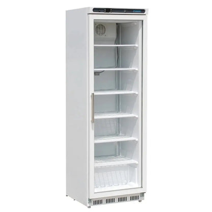 Polar C-Series Glass Door Display Freezer 365Ltr White CB921-A Mattys