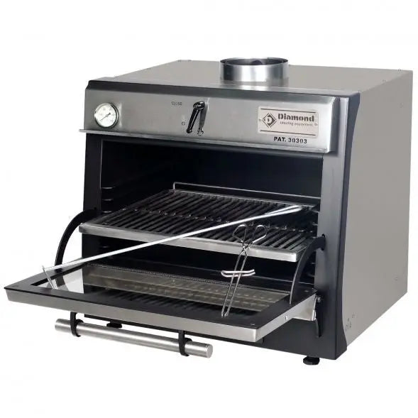 Diamond CBQ-060/SS Charcoal Oven Stainless Steel Mattys