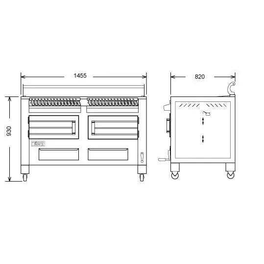 Diamond CBQ-M150 Charcoal Barbecue/Grill Mattys