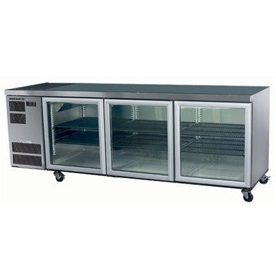SKOPE CC500 Slimline Series Three Door Bench Fridge - 2210mm Mattys