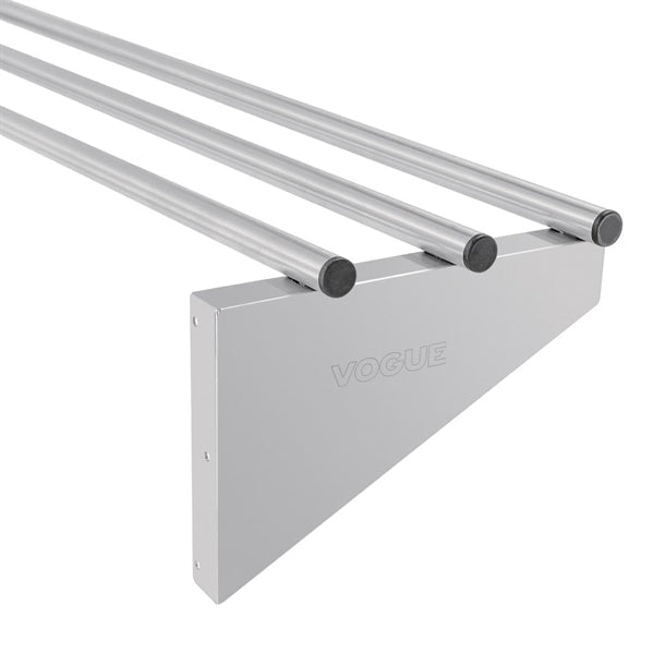 Stainless Steel & Shelving Vogue Stainless Steel Wall Shelf 1200mm - CD551 Vogue