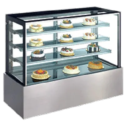 Exquisite Cold Cake Display Cabinet - 3 Shelves + Base - CDC-3SHELVES Mattys