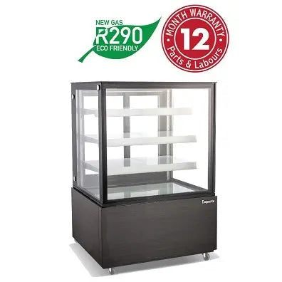 Exquisite CDS309B Four Tiers Cake Display Refrigerators - Black finish Mattys