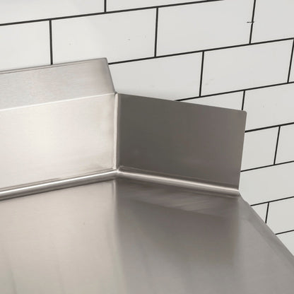 Modular System Clean Dish Table with Splashback CDT-600R Modular Systems
