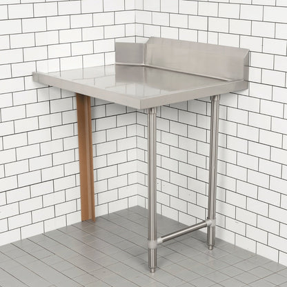 Modular System Clean Dish Table with Splashback CDT-900L Modular Systems