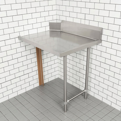 Modular System Clean Dish Table with Splashback CDT-900L Modular Systems