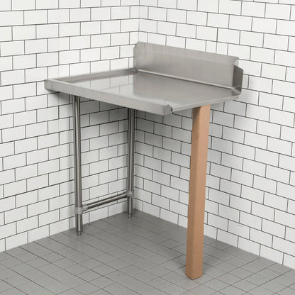 Modular System Clean Dish Table with Splashback CDT-900R Modular Systems