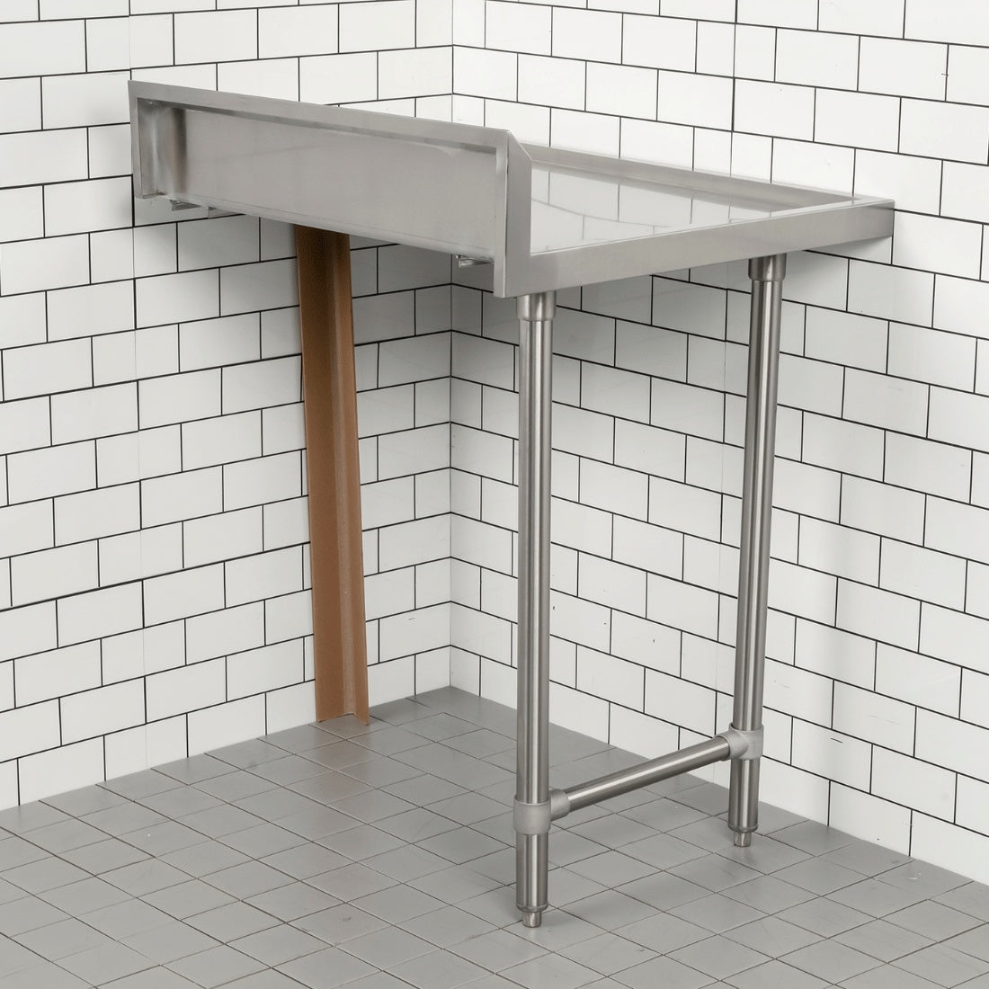Modular System Clean Dish Table with Splashback CDT-900R Modular Systems