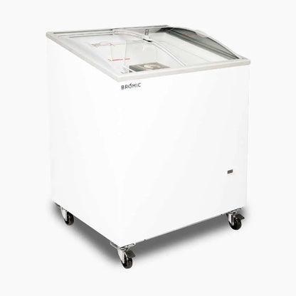 Bromic CF0200ATCG Angle Top Curved Glass Chest Freezer 176L Mattys