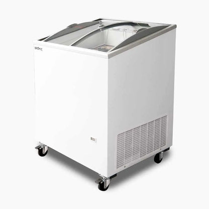 Bromic CF0200ATCG Angle Top Curved Glass Chest Freezer 176L Mattys
