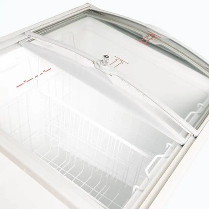 Bromic CF0200ATCG Angle Top Curved Glass Chest Freezer 176L Mattys