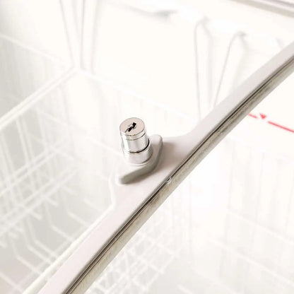 Bromic CF0200ATCG Angle Top Curved Glass Chest Freezer 176L Mattys