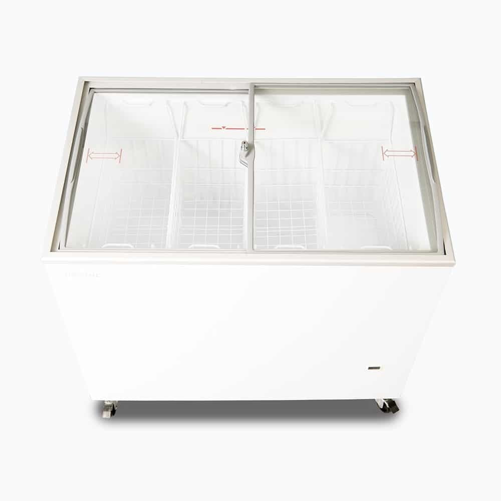 Bromic CF0300ATCG Glass Angled Top Chest Freezer - 264 Litre Mattys