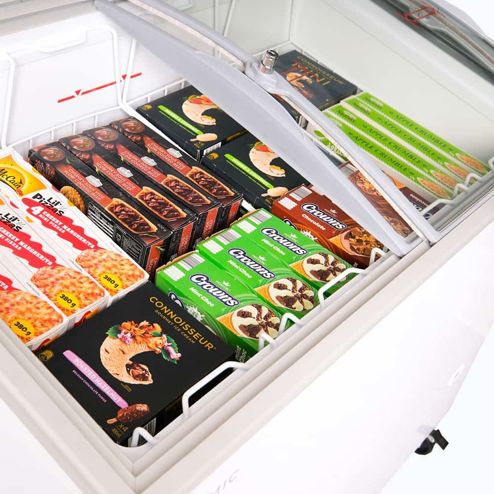 Bromic CF0300ATCG Glass Angled Top Chest Freezer - 264 Litre Mattys