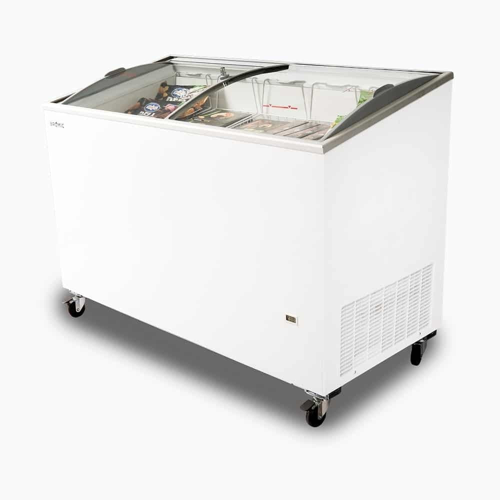 Bromic CF0400ATCG Glass Angled Top Chest Freezer - 352 Litre Mattys