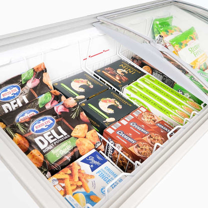 Bromic CF0400ATCG Glass Angled Top Chest Freezer - 352 Litre Mattys